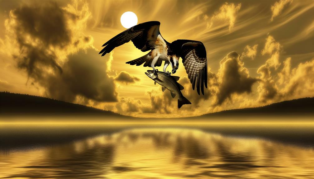 osprey symbolizes abundance and wisdom