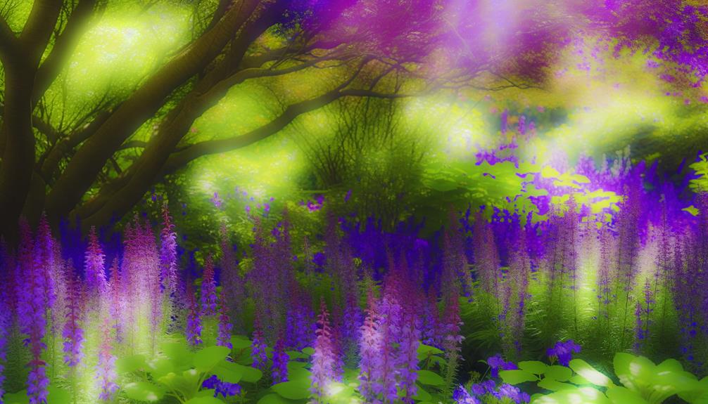 purple flowers promote healing