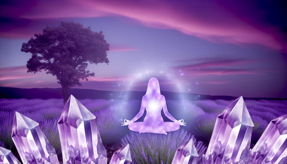 purple represents spiritual growth