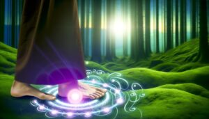 right foot itching meaning