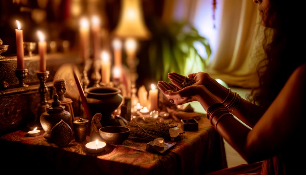 ritualistic hand symbolism