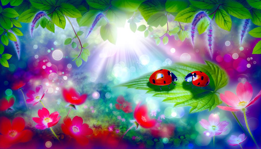 romance with ladybug symbolism