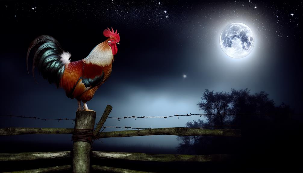 roosters as sacred protectors