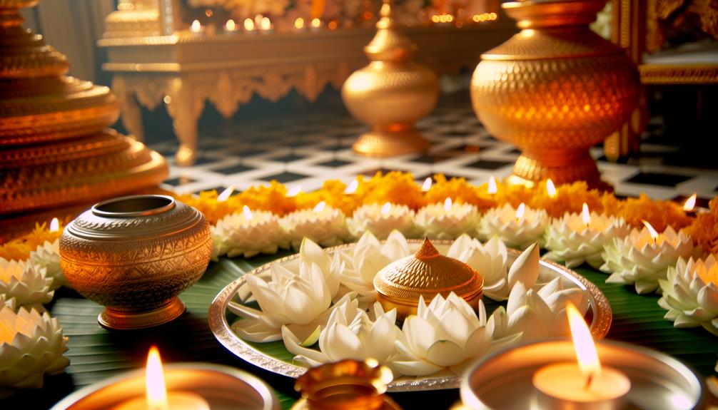 sacred ceremonies with flowers