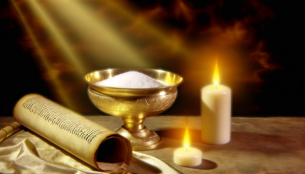 sacrificial offerings of salt