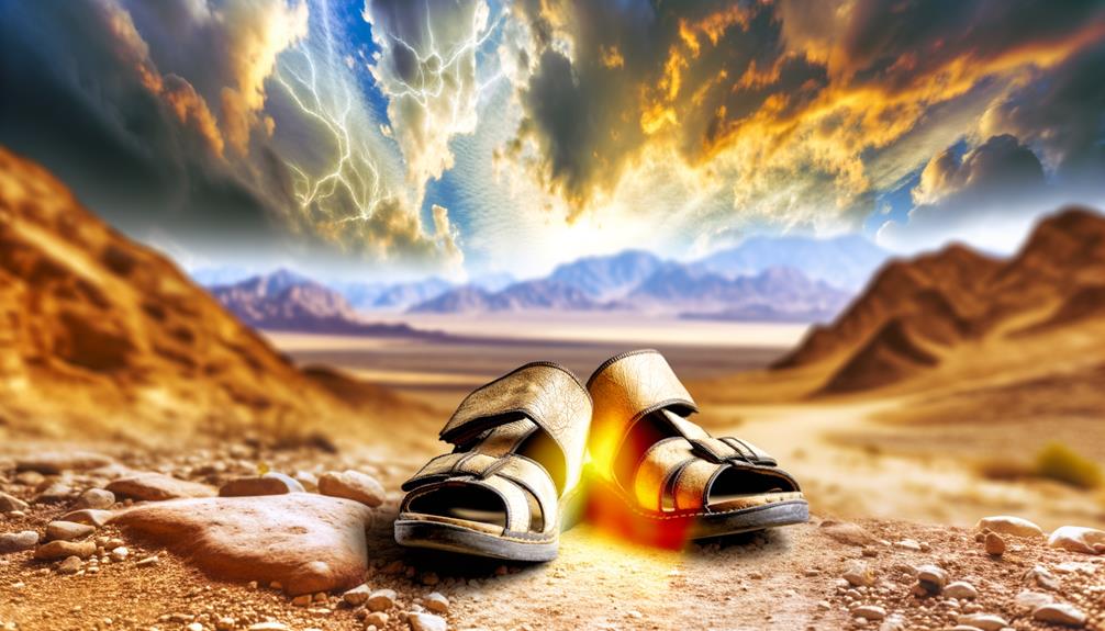 shoes symbolizing spiritual journey