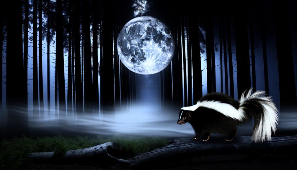 skunks represent protection and boundaries