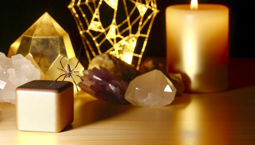 spiders symbolize protection and creativity