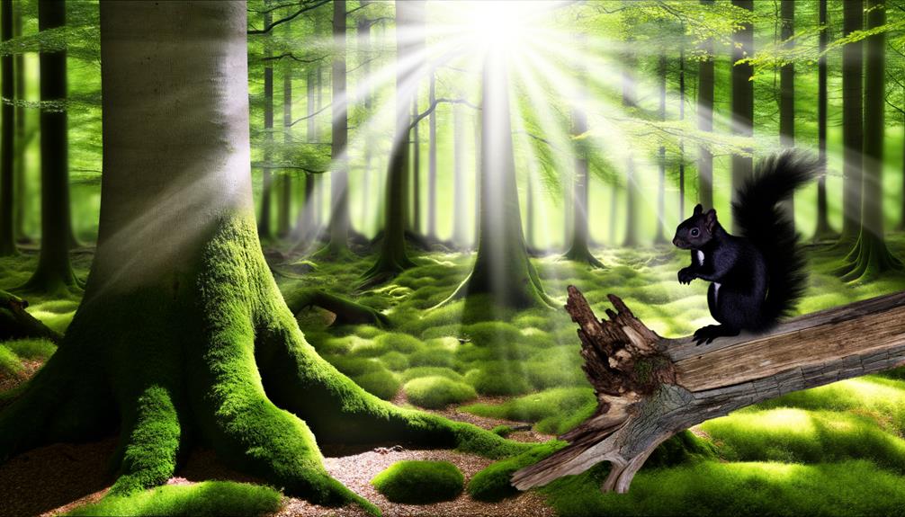 spiritual significance of black squirrels