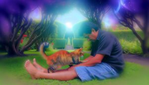 stray cats seek connection