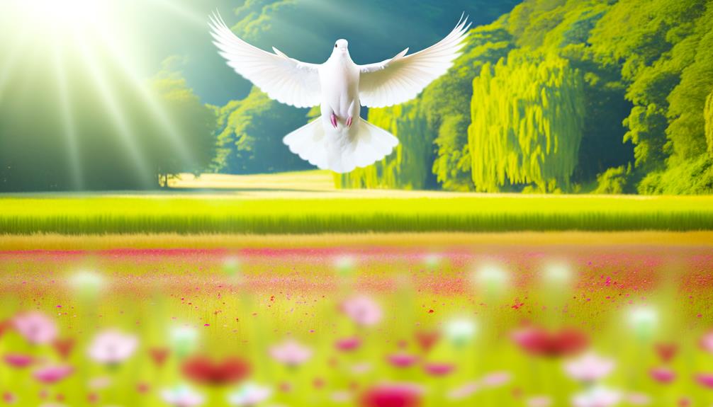 symbol of peace and purity