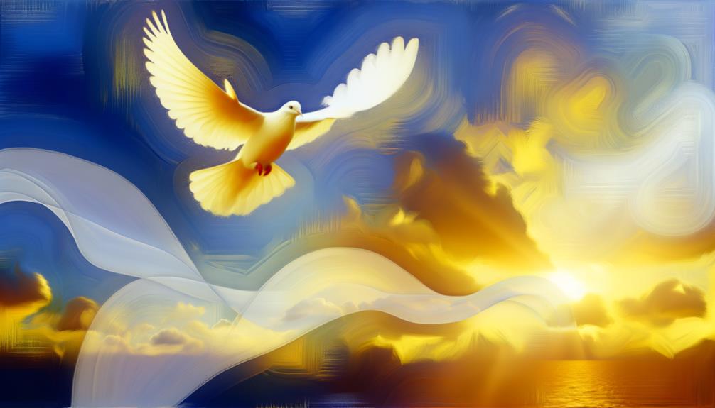 symbol of peace depicted
