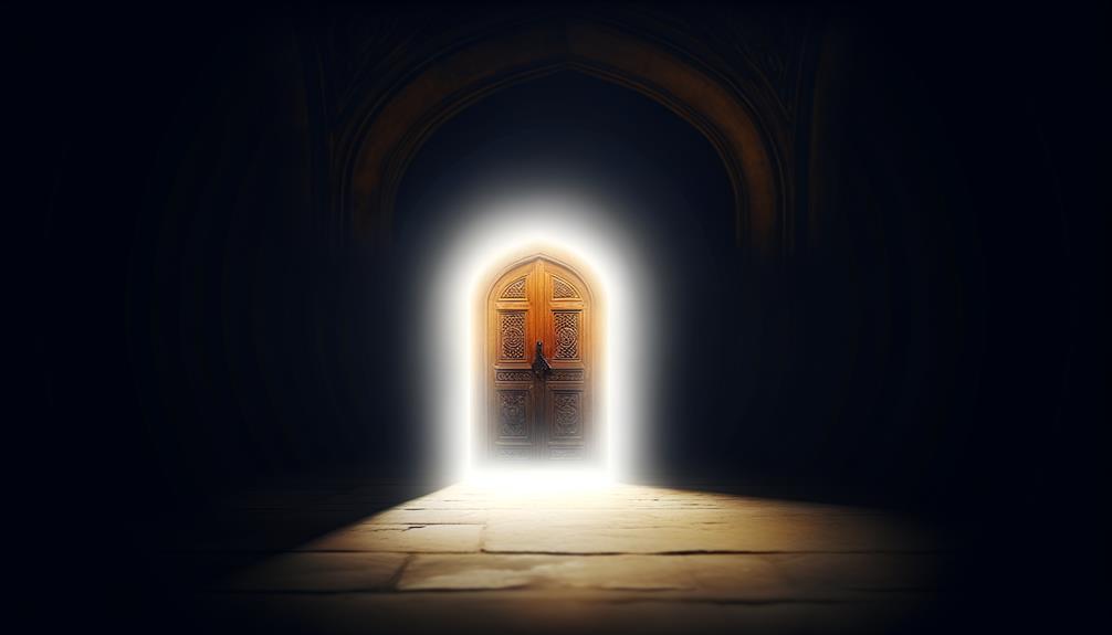 symbolism of closed doors