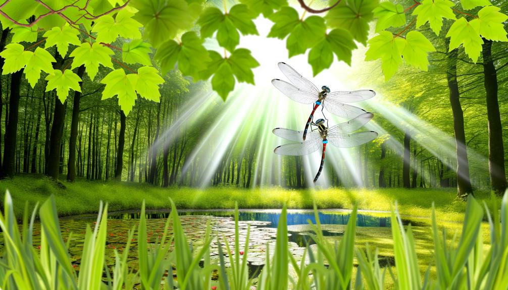 symbolism of dragonfly courtship