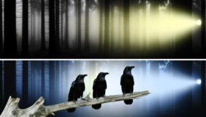 three crows symbolize transformation