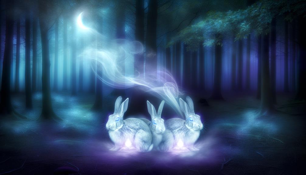 three rabbits spiritual symbolism