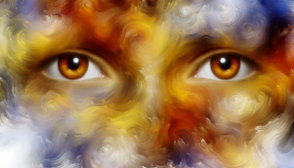 vibrant eyes artistic soul