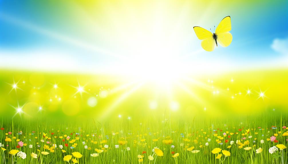 vibrant yellow butterfly species
