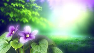 violet flower spiritual significance
