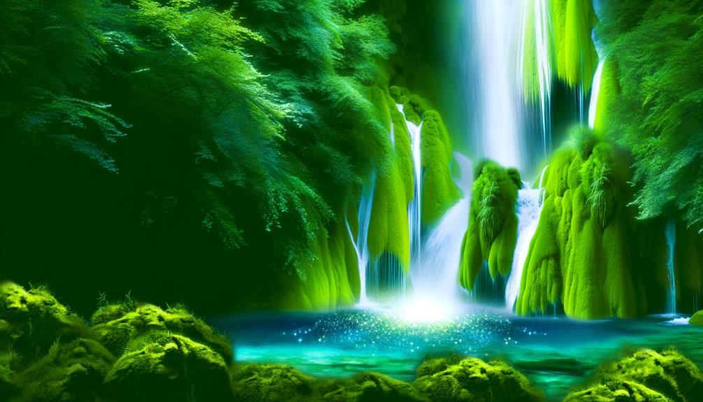 waterfalls represent nature s power