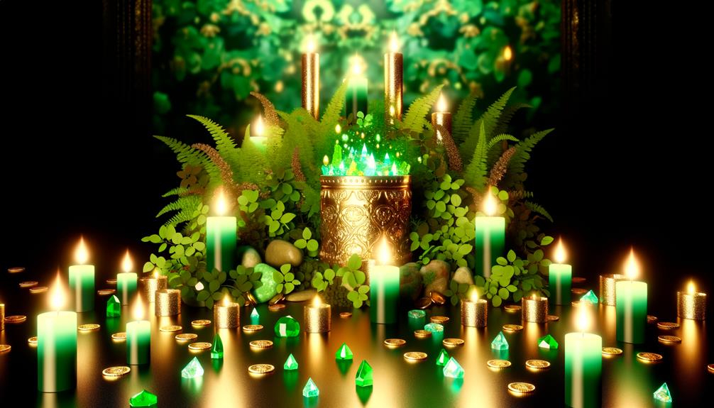 wealth attraction candle rituals