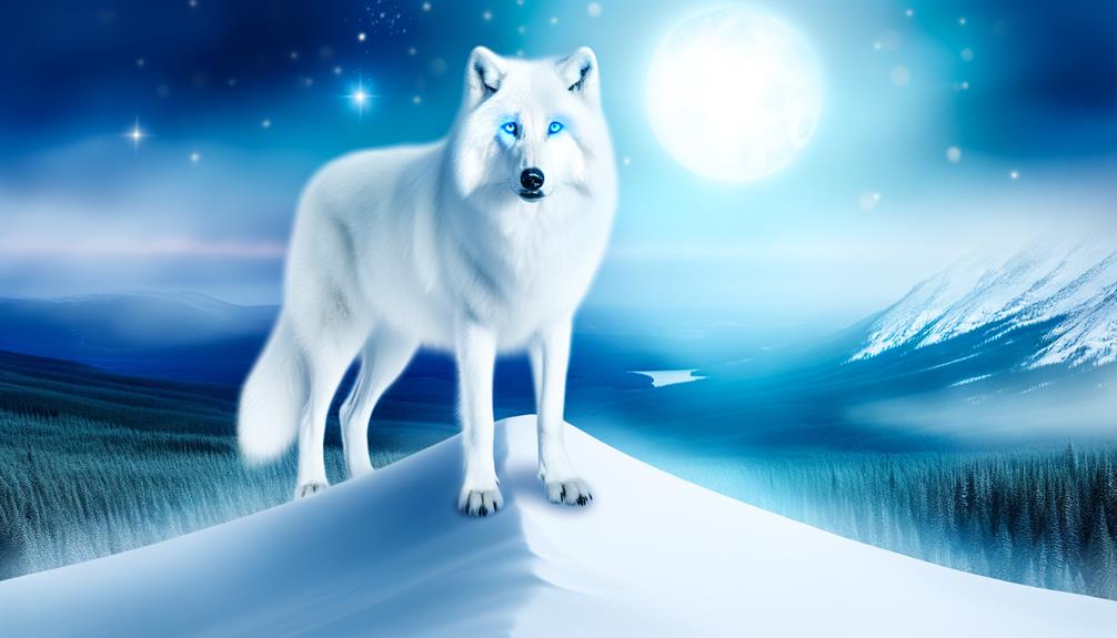 white wolf spirit guide