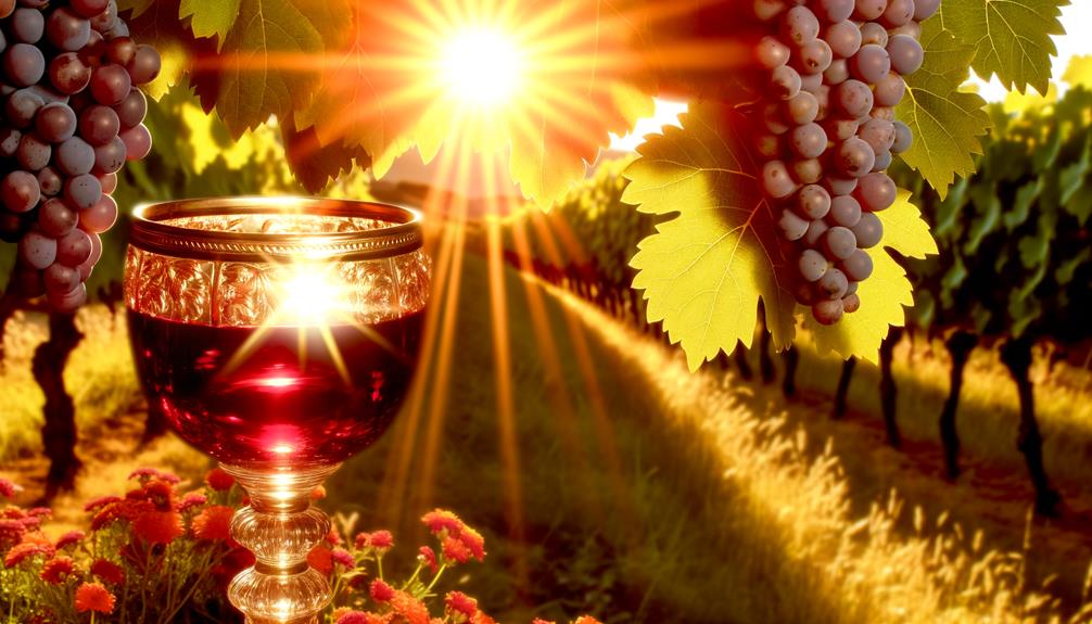 wine represents joyful celebrations